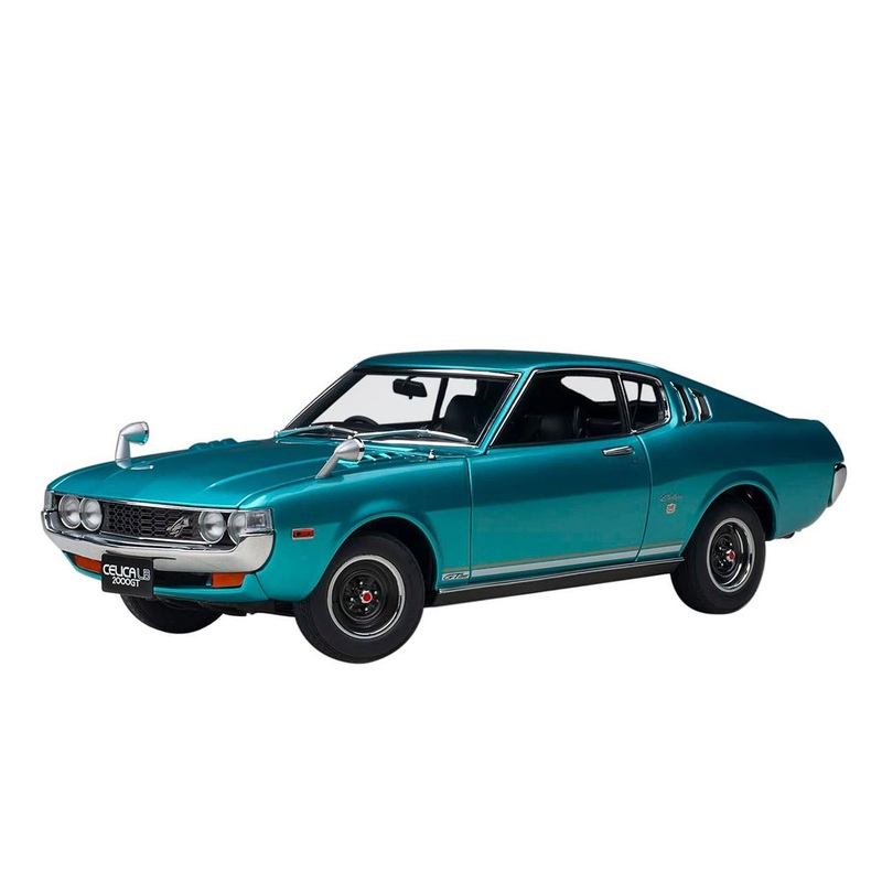 AUTOArt 1/18 Toyota Celica Liftback 2000GT (RA25) ’73 (Turquoise Blue Metallic) Finished Model