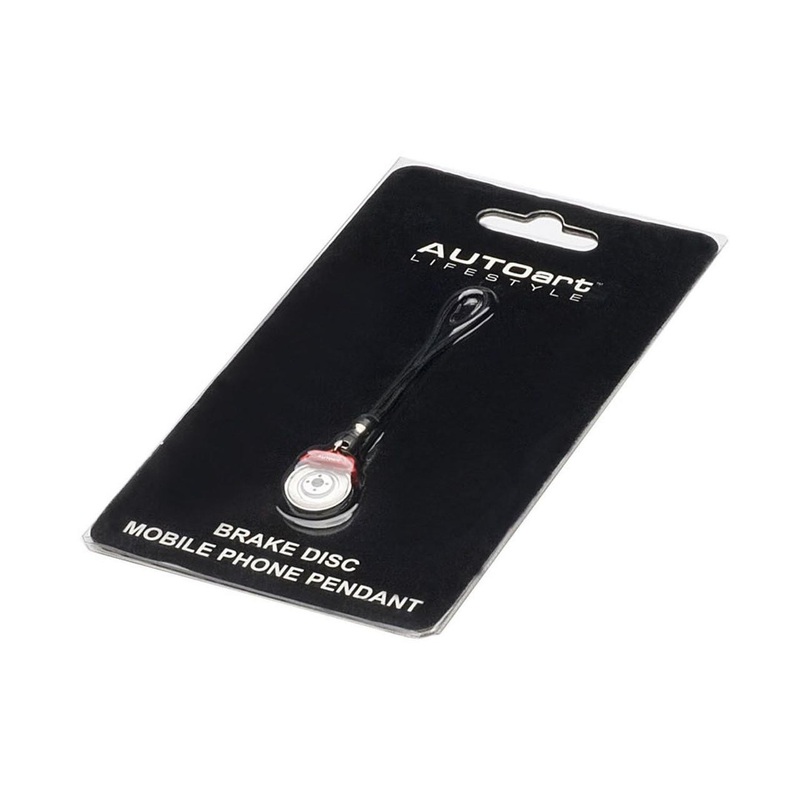 AUTOArt Brake Disc Mobile Phone Pendant (Red Caliper)