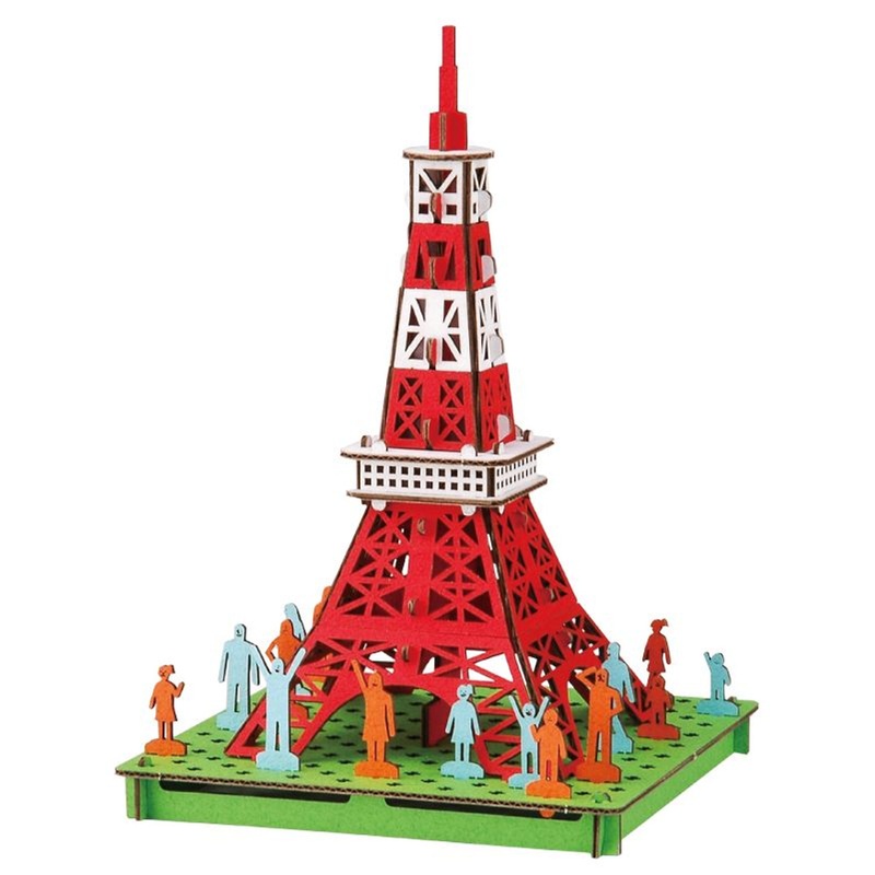 hacomo PUSUPUSU Paper Craft Tokyo Tower