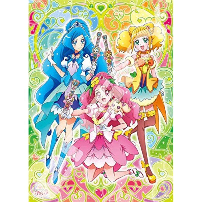 Ensky Jigsaw Puzzle 300-L560 Healingood PreCure Our Heart is Together (300 Large Pieces)