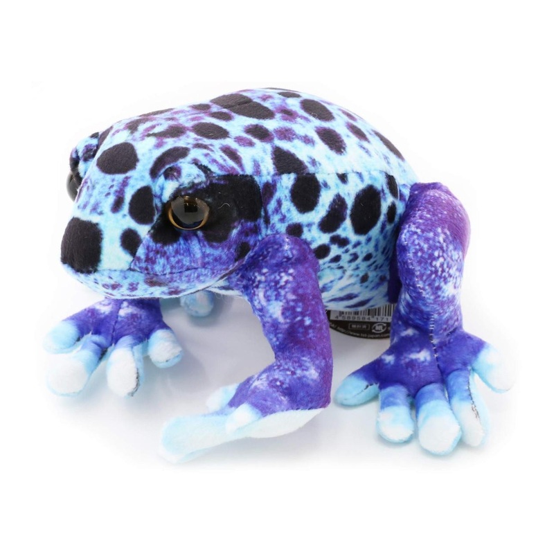 Taiyo Sangyo Wildography Plush  Blue Poison Dart Frog