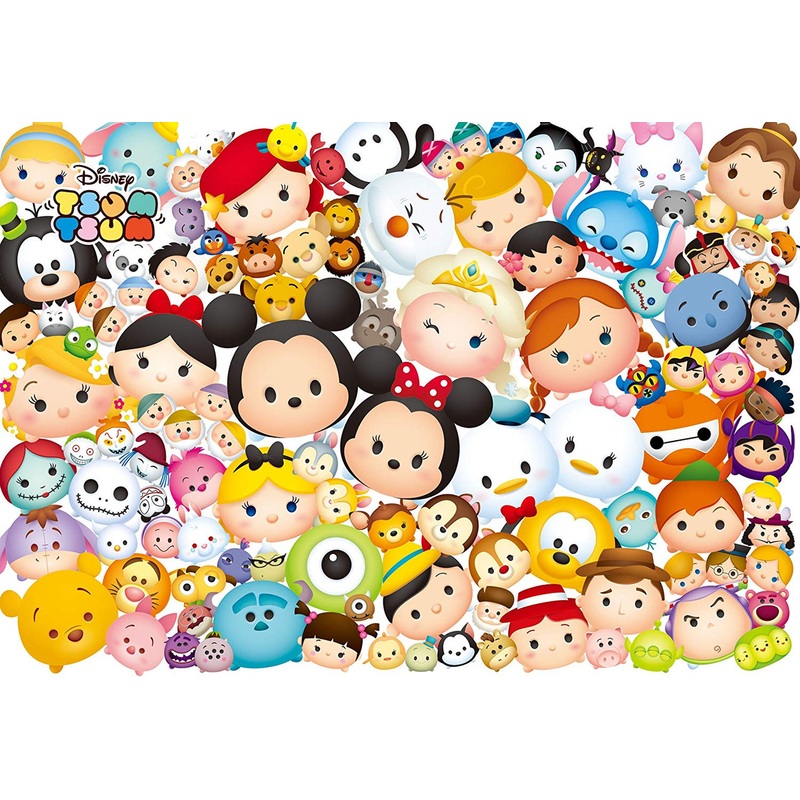 Tenyo Japan Jigsaw Puzzle D1000-462 Disney TSUM TSUM (1000 Pieces)