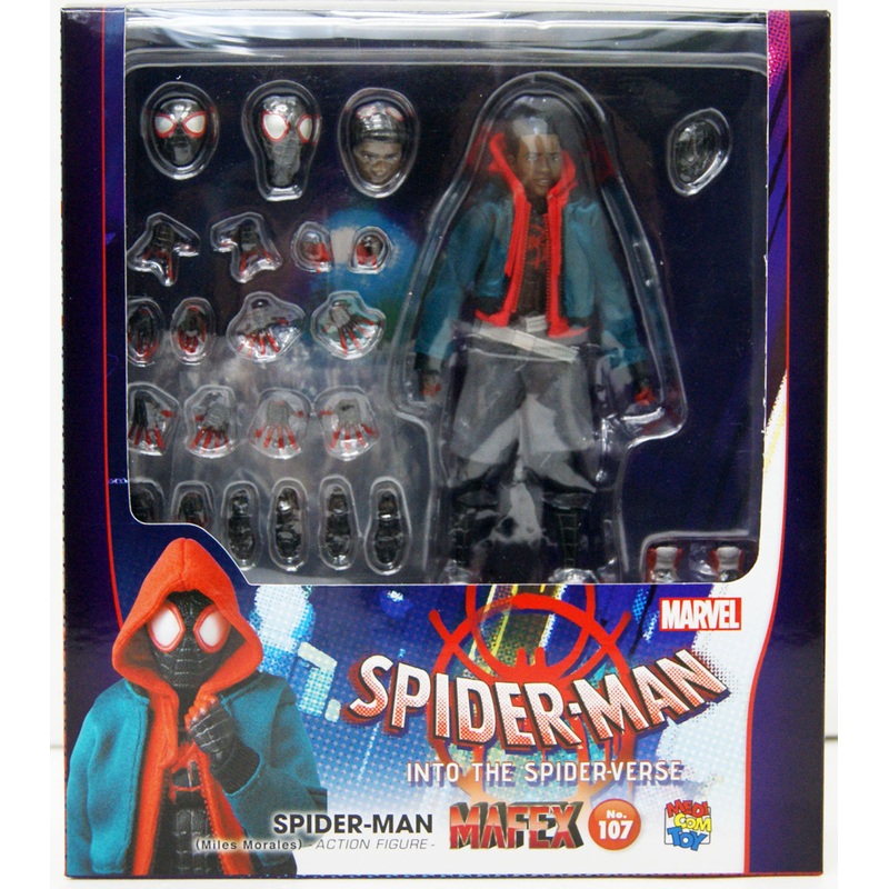 Medicom MAFEX 107 Spider-Man Figure (Miles Morales) (Into the Spider-Verse)