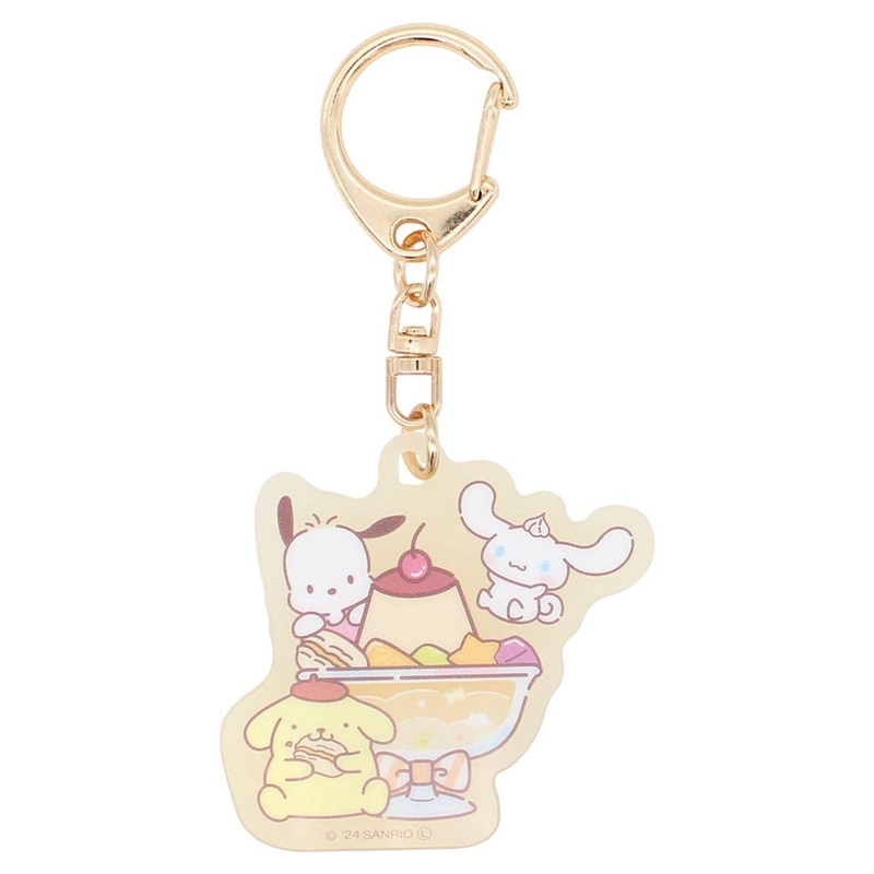 T’s Factory Sanrio UV Changing Key Holder Pudding A La Mode