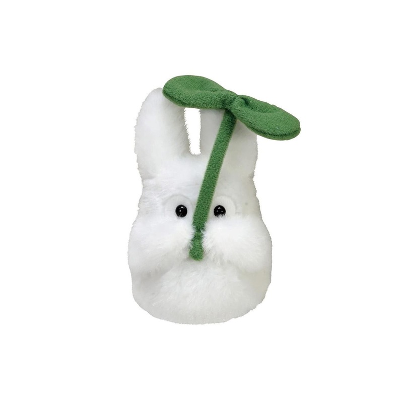 Sun Arrow Soft Beanbag Small Totoro Holding A Leaf