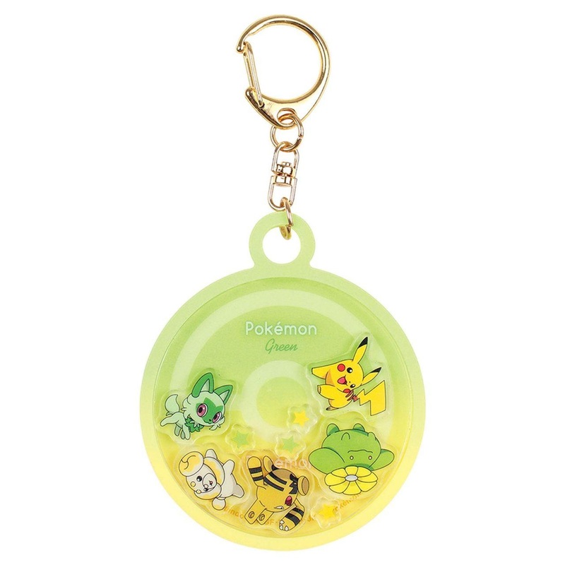 T’s Factory Pokemon Shaka Chara Keyholder Gradation Green And Yellow