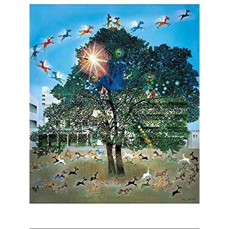 APPLEONE Jigsaw Puzzle 300-294 Foals flying in the light (300 Pieces)