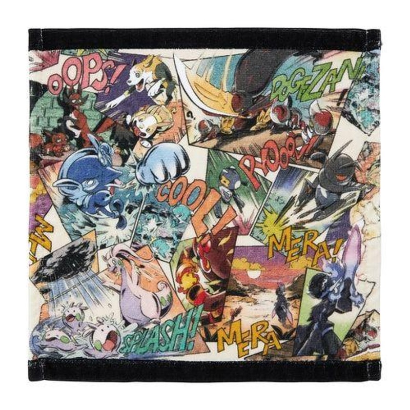 Pokemon Center Original Hand Towel Secret Of Might Comic Pattern