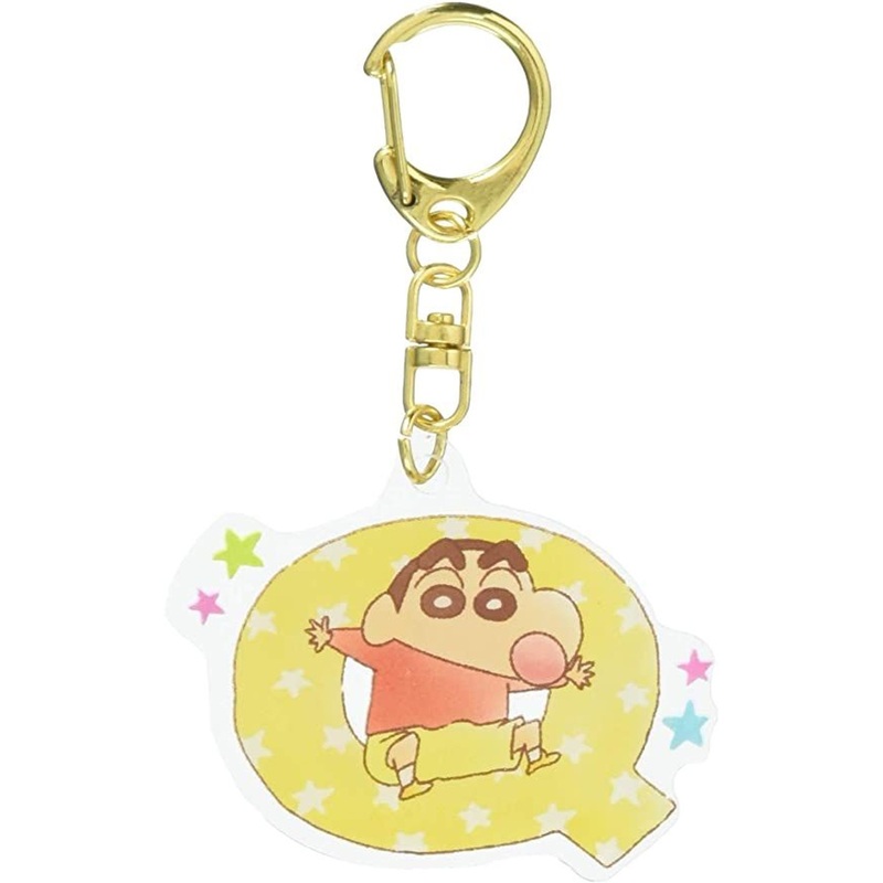 T’s Factory Crayon Shin-chan Initial Acrylic Keychain Q