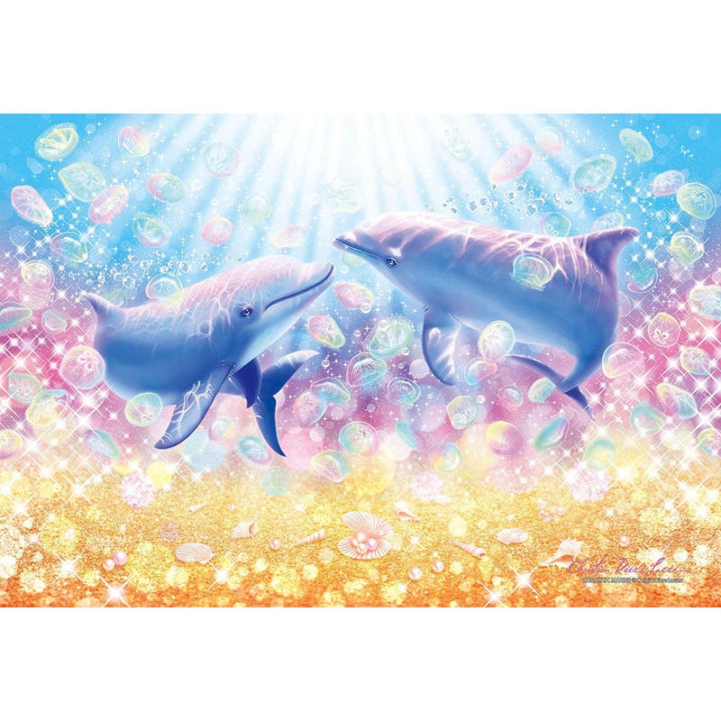 Epoch Jigsaw Puzzle 28-330 Glow in the Dark Lassen Romantic Marine (300 Pieces)