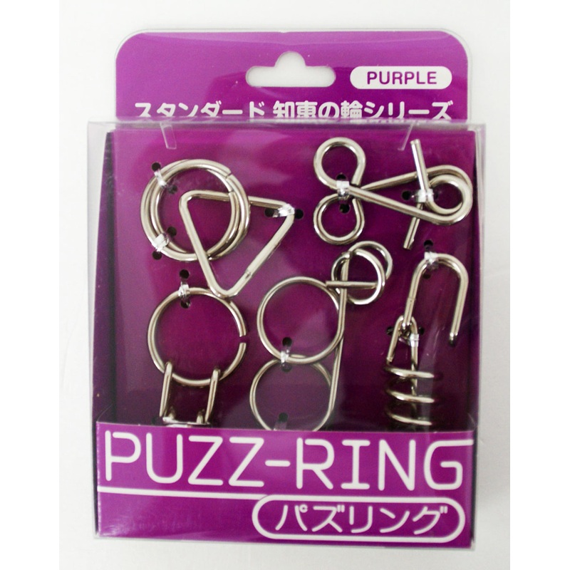 Hanayama Puzzle Puzz Ring PURPLE