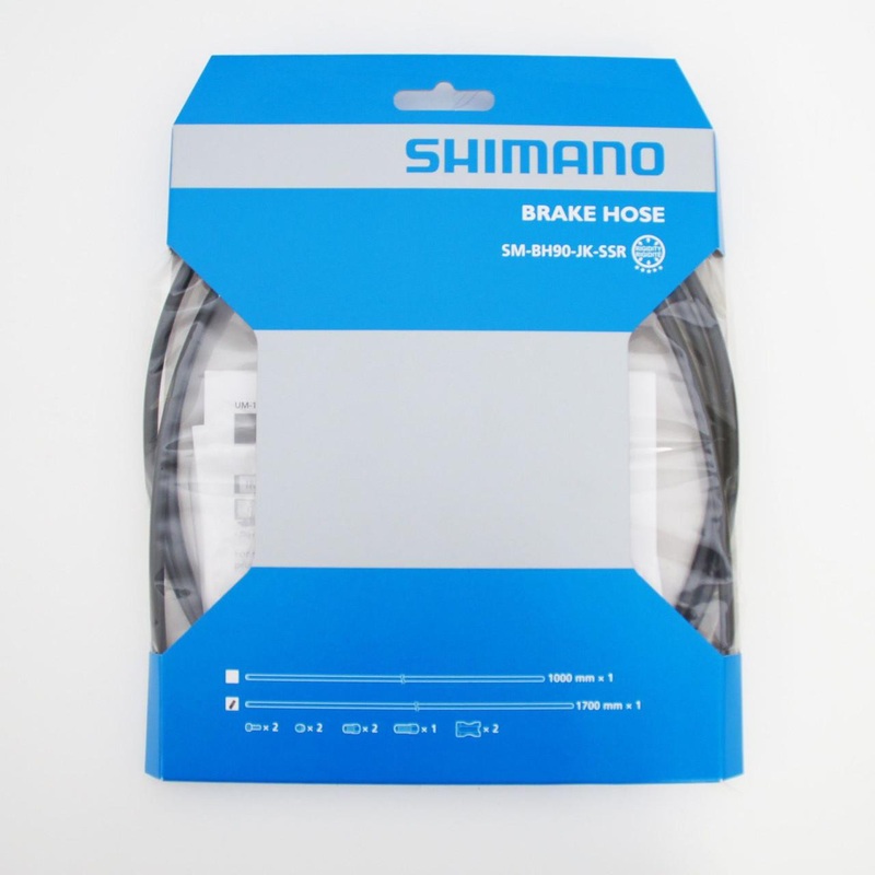 Shimano (Cycling) GRX BH90-JK-SSR Disk Brake Hose Black 1700mm ISMBH90JKSSL170