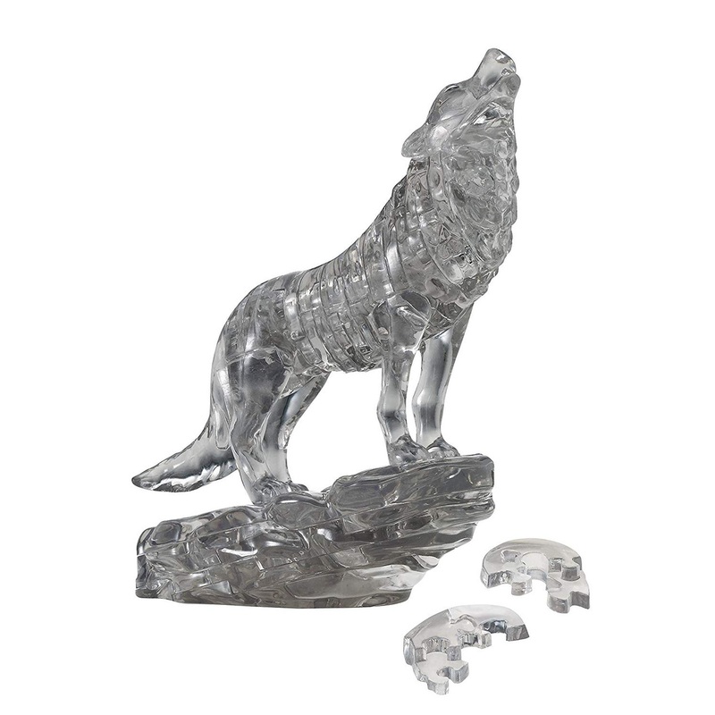 Beverly Crystal 3D Puzzle 486022 Wolf Black (37 Pieces)