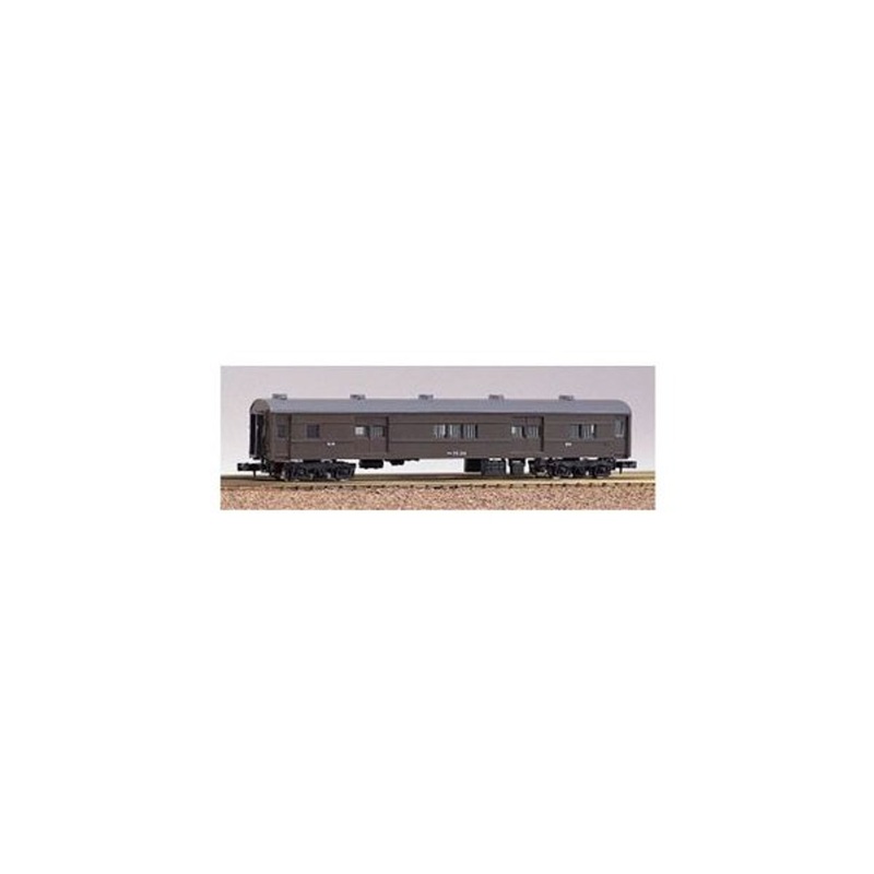Greenmax 11009 JNR Passenger Car MANI35 Pre-Colored Kit (Brown) (N scale)