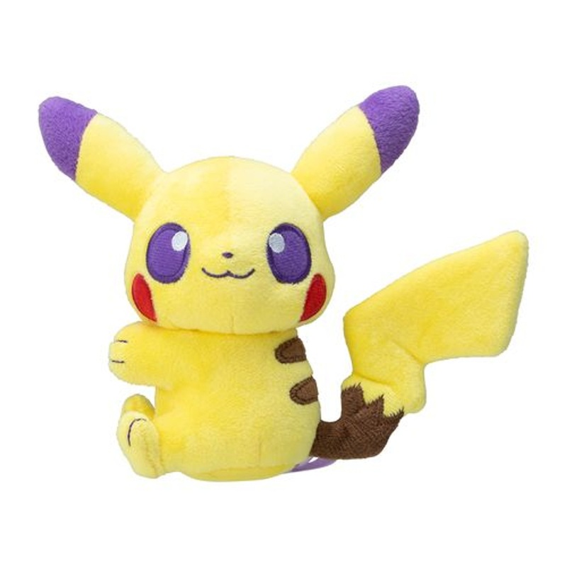 Pokemon Center Original Plush Doll Clip Mascot Play Rough!  Pikachu