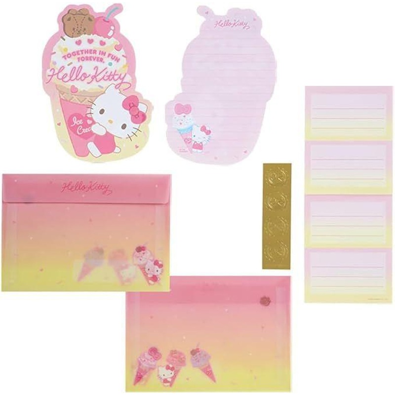 Sanrio Letter Set Hello Kitty (Ice Cream Party)