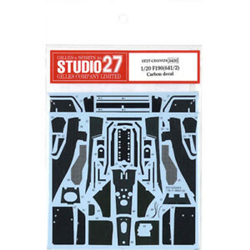 Studio27 ST27-CD20024 Ferrari F190 (641/2) Carbon Decal for Fujimi 1/20
