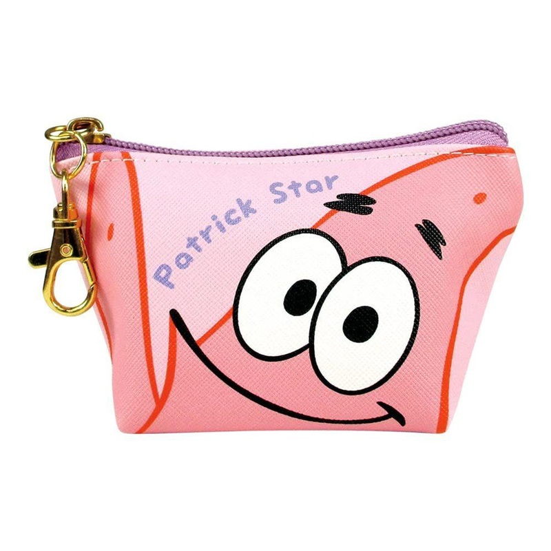 T’s Factory SpongeBob Triangle Mini Pouch Close-Up Patrick