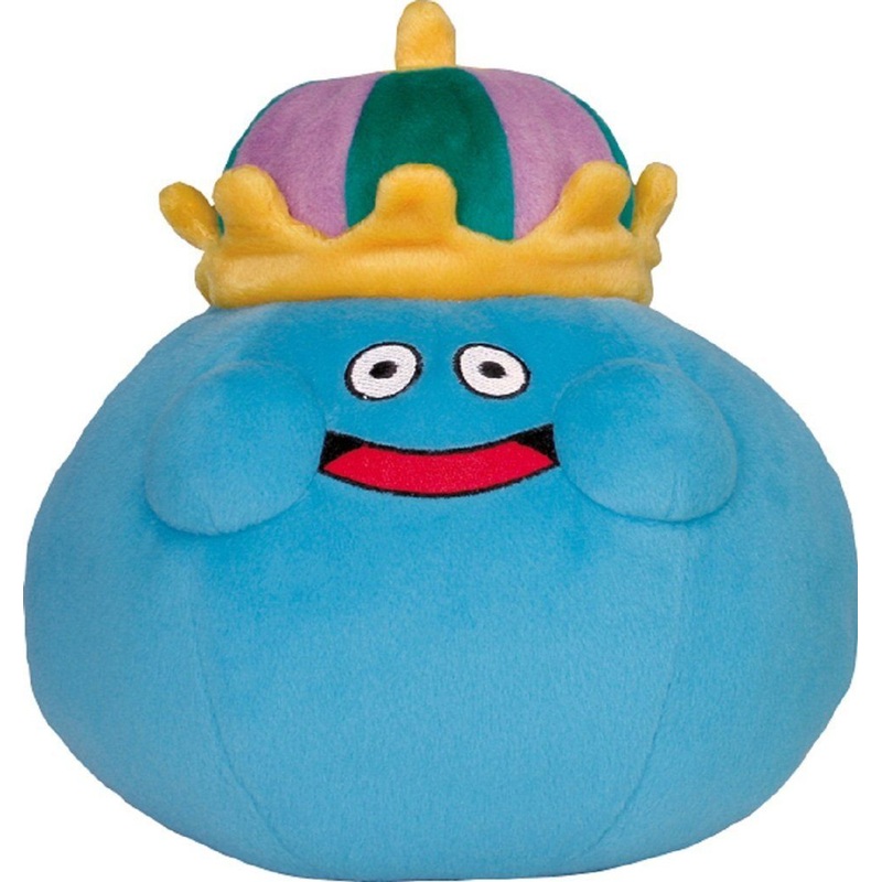 Square Enix Dragon Quest Smile Slime Plush: King Slime (M Size)