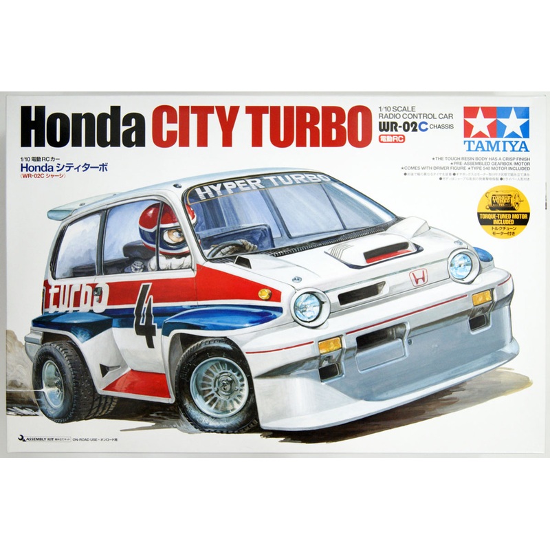 Tamiya 58611 Honda City Turbo (WR-02 Chassis)  1/10 Scale RC Car Series No.611
