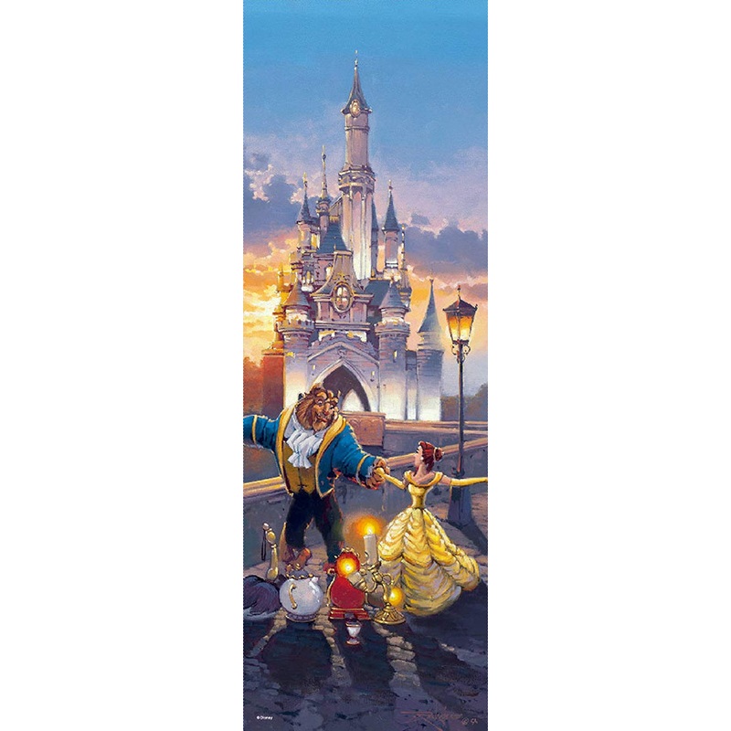 Tenyo Japan Jigsaw Puzzle DSG456-709 Disney Beauty and the Beast Sunset Waltz (456 Pieces)