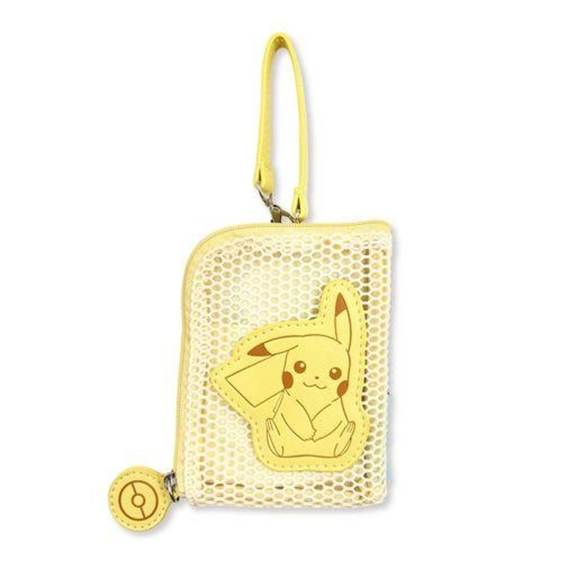 Pokemon Center Mesh Pastel Chip Card Case Pikachu