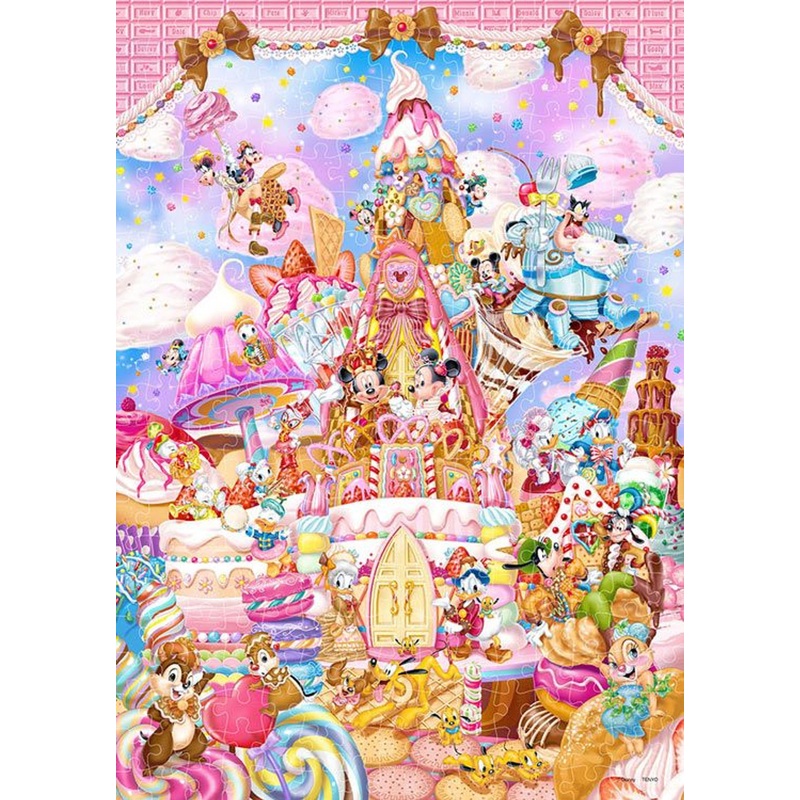 Tenyo D-300-053 Jigsaw Puzzle Disney Mickey & Friends Mickey’s Sweet Kingdom (300 Pieces)