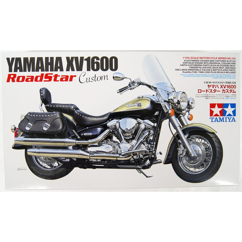 Tamiya 14135 YAMAHA XV1600 Roadstar Custom 1/12 Scale Kit