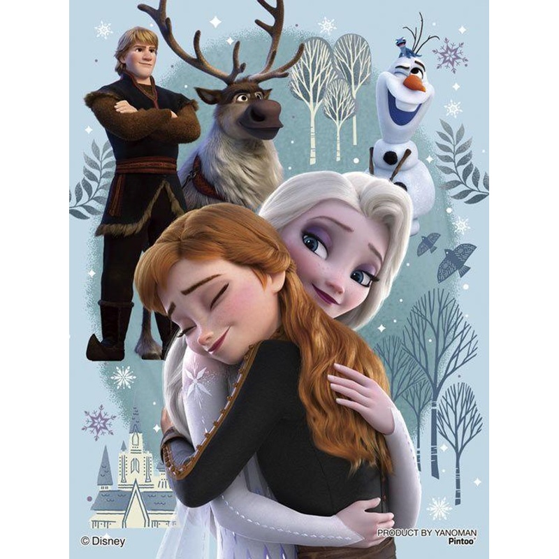 Yanoman 2308-46 Jigsaw Puzzle Frozen Toward the Future (150 Pieces)