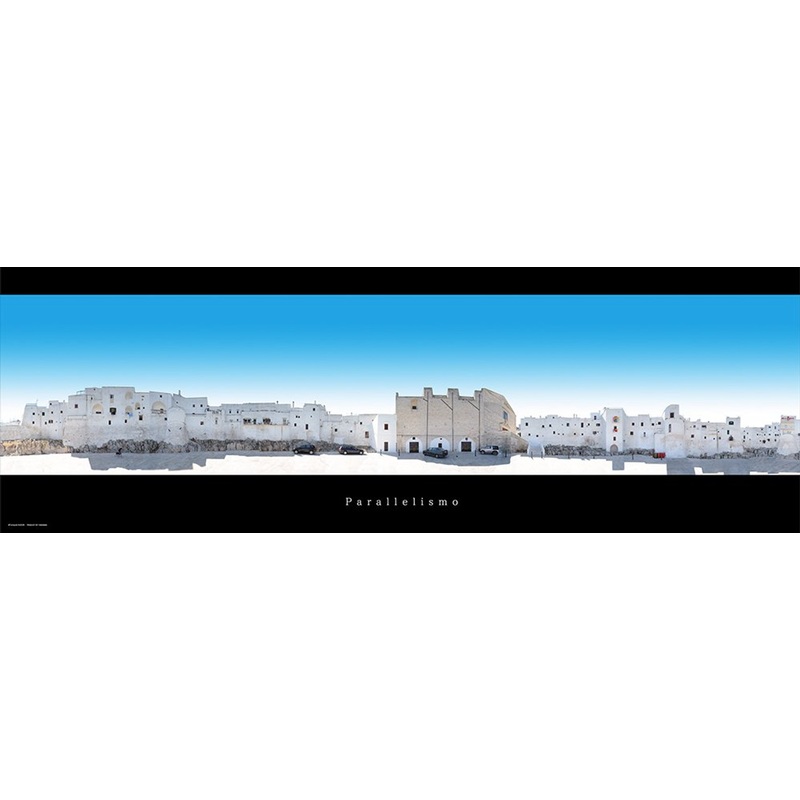 Yanoman Jigsaw Puzzle 09-40 Panorama of Castle Wall Ostuni Italy (954 Pieces)