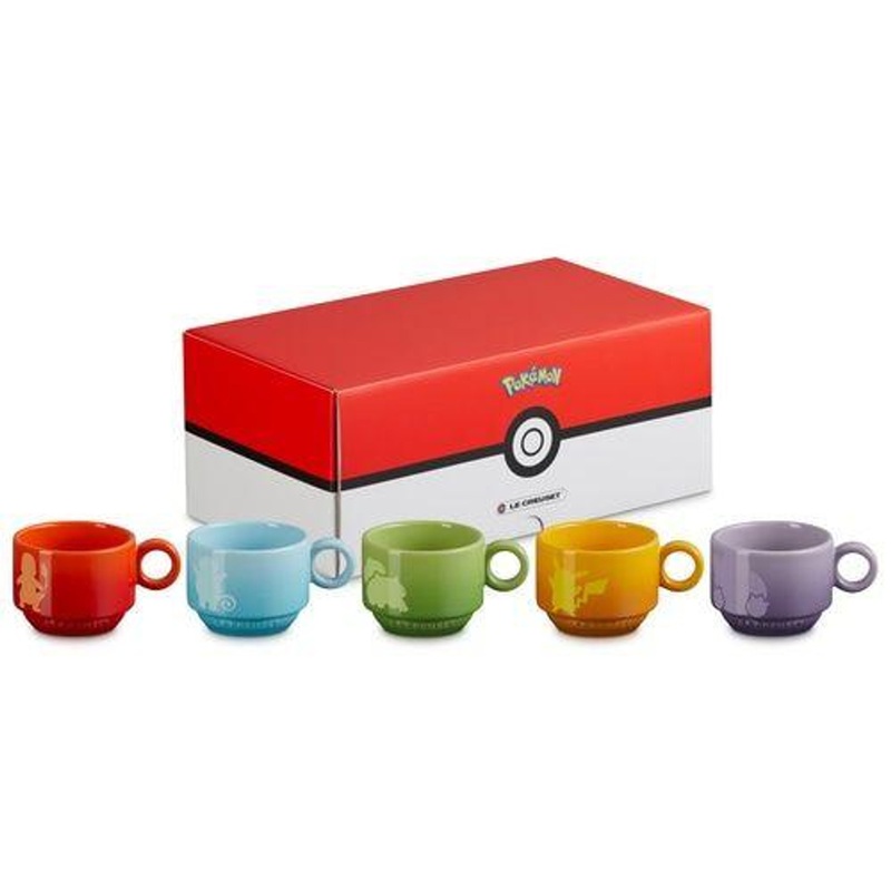 Pokemon Center Le CreusetStacking Mug (Set Of 5)