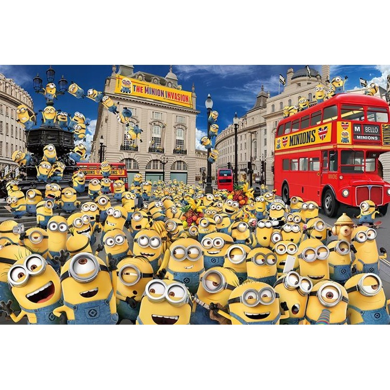 Yanoman 10-1413 Jigsaw Puzzle Minions Find Bob & Tim (1000 Pieces)