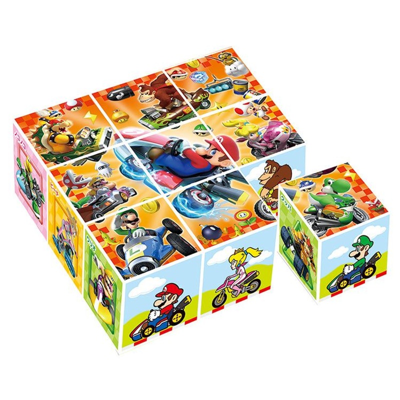 Apollo-sha Child Cube Puzzle Super Mario Mario Kart (9 Pieces)
