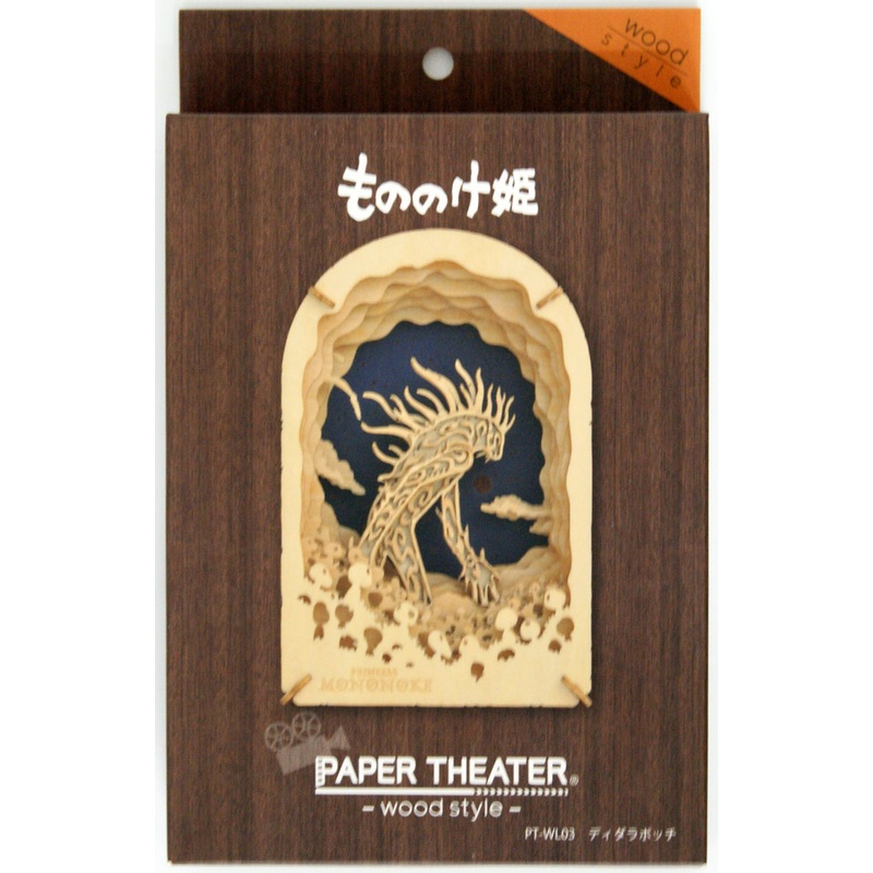 Ensky Paper Theater PT-WL03 Wood Style Studio Ghibli Princess Mononoke Night Walker
