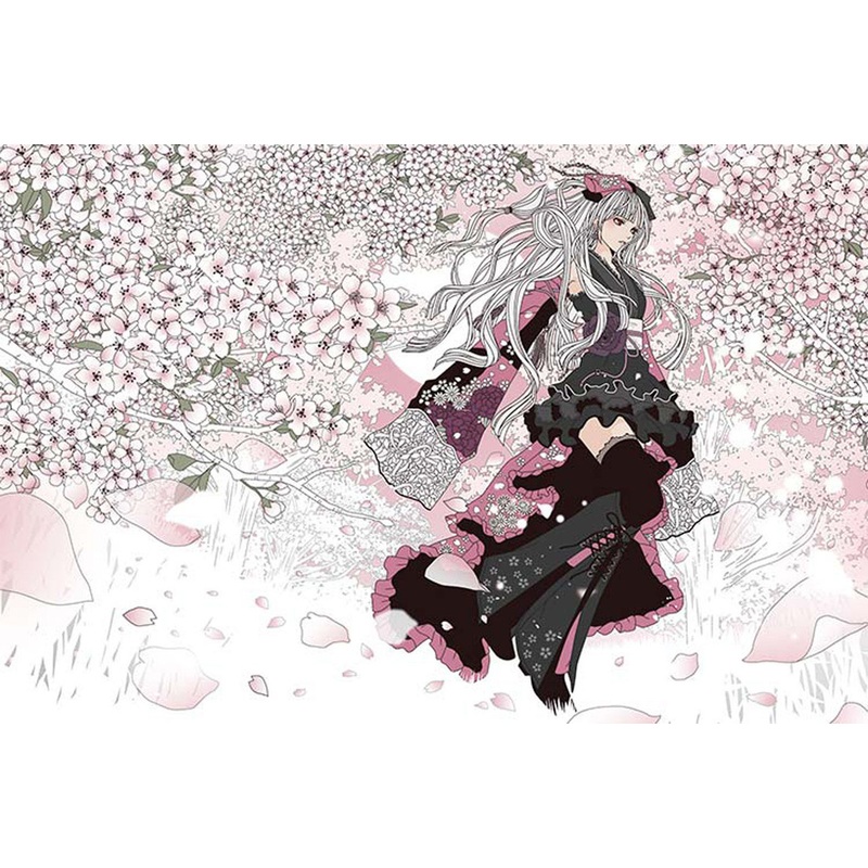 Epoch Jigsaw Puzzle 11-550 Eri Kamijo Sakura-zuki Third Lunar Month (1000 Pieces)
