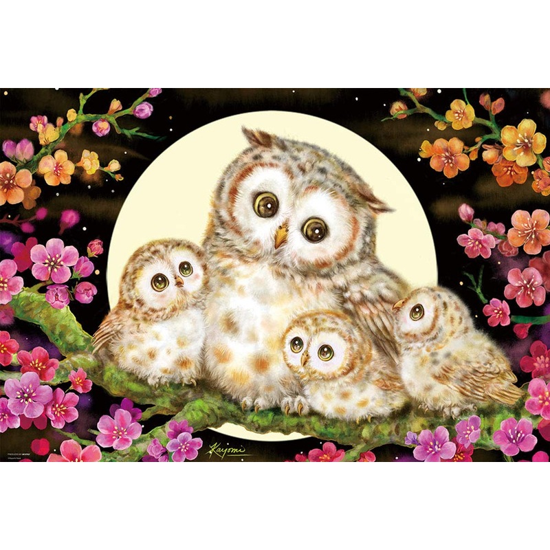 Beverly Jigsaw Puzzle 31-496 Moonlight Cherry Blossom Viewing  Kayomi Harai (1000 Pieces)