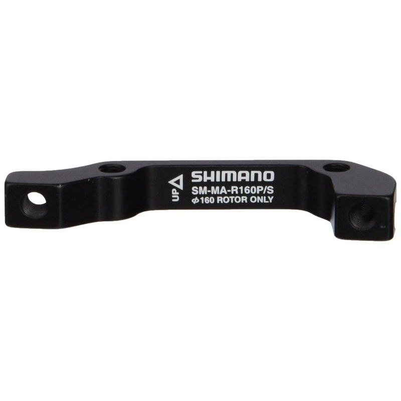 Shimano (Cycling) Shimano Mount Adapter SM-MA-R-160 P/S 2 Rear 160mm For Caliper: Post Mount Base: International A ISMMAR160PSA