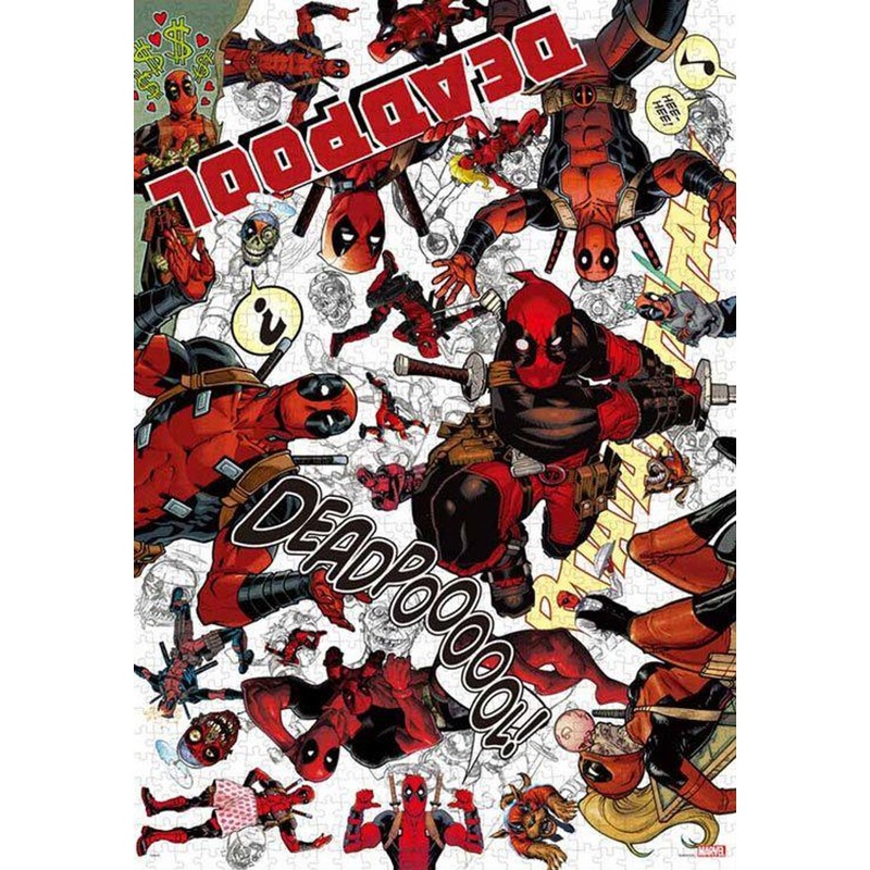 Tenyo R-1000-640 Jigsaw Puzzle Marvel DEADPOOL (1000 Pieces)