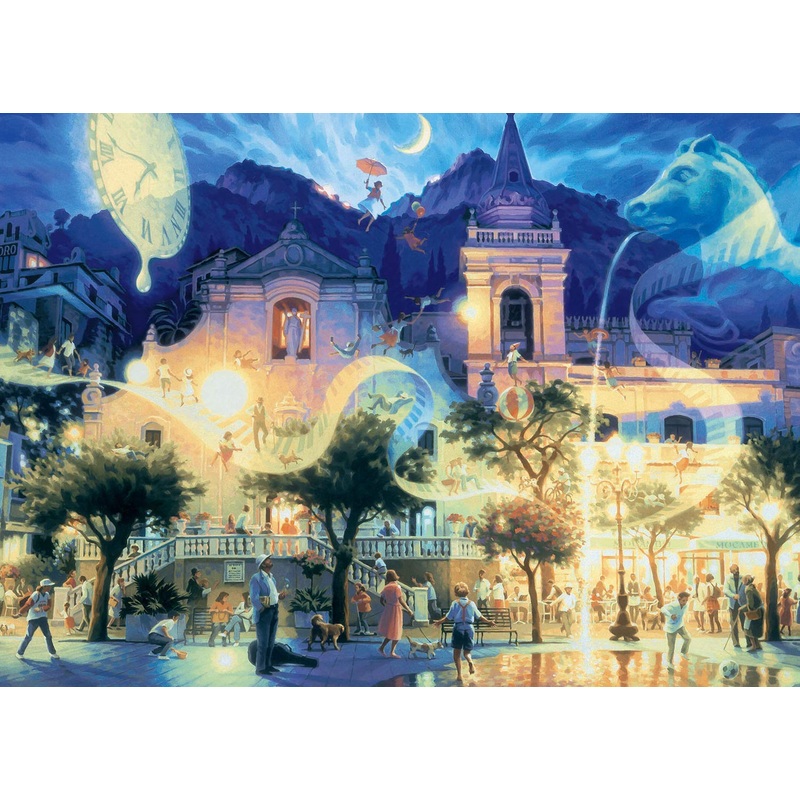 Epoch Jigsaw Puzzle 07-721 Glow in the Dark Teppei Sasakura Releasing Dreams (500 Pieces)