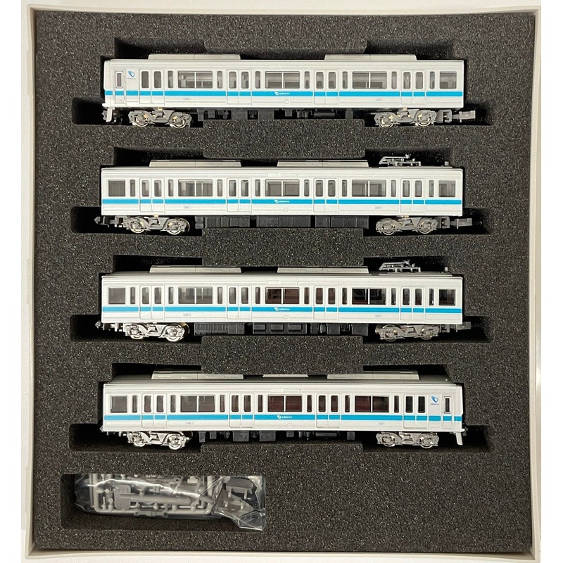 Greenmax 31609 Odakyu Type 1000 (1051 Configuration/Destination Lighting w/Brand Mark) 4 Cars Add-on Set (N scale)