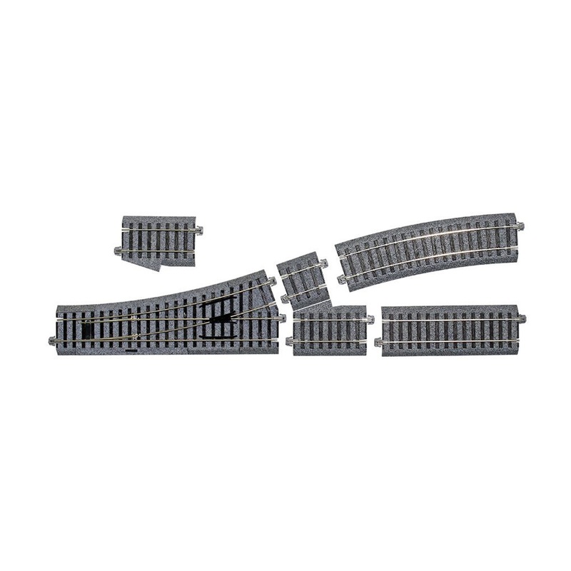 Kato 2-853 Manual Right Turnout R550 (HO scale)