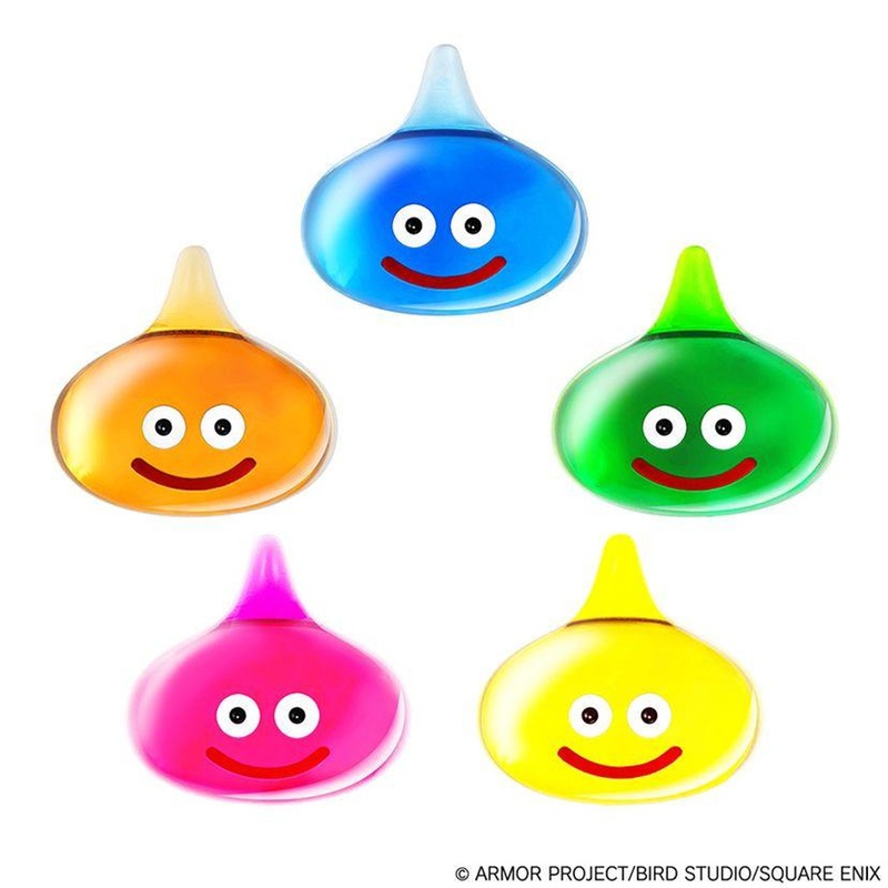 Square Enix Smile Slime Acrylic Clear Magnet (Set of 5) (Dragon Quest)