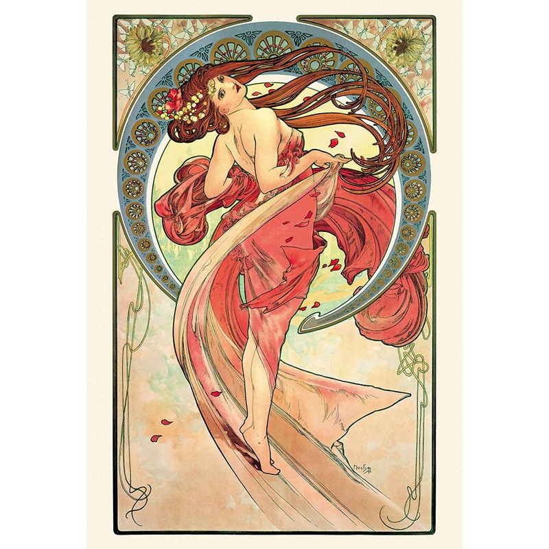 Epoch Jigsaw Puzzle 31-023 Alphonse Mucha Four Arts Dance (1053 S-Pieces)