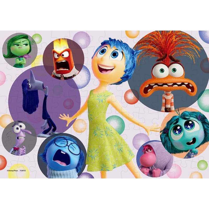 Tenyo D108-054 Jigsaw Puzzle Emotions Inside the Head (Inside Out 2) (Inside Out) (108 Pieces)