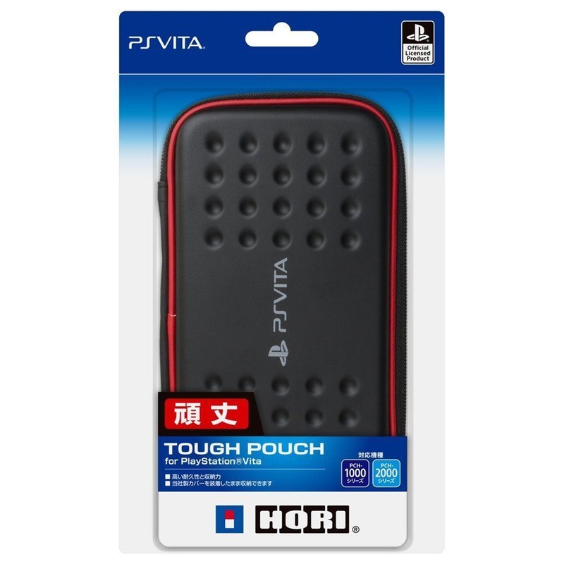 Hori New Tough Pouch for Playstation Vita (PCH-1000/PCH-2000) Black x Red