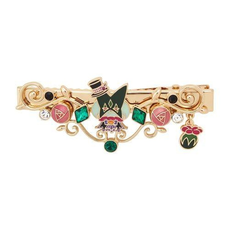 Pokemon Center Original Hair Clip Tulip Halloween Trick Or Treat Meowscarada