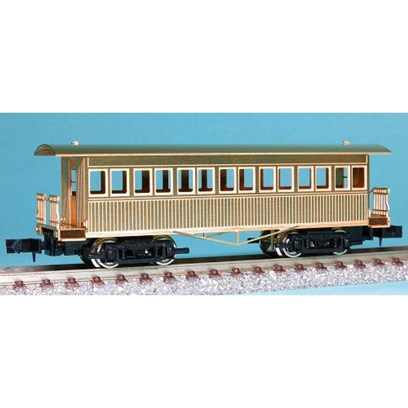 ARU Model A1048 Very Easy (Totemo Kantan) Kit Series Wooden Bogie Passenger Car Type B Body Kit (N scale)
