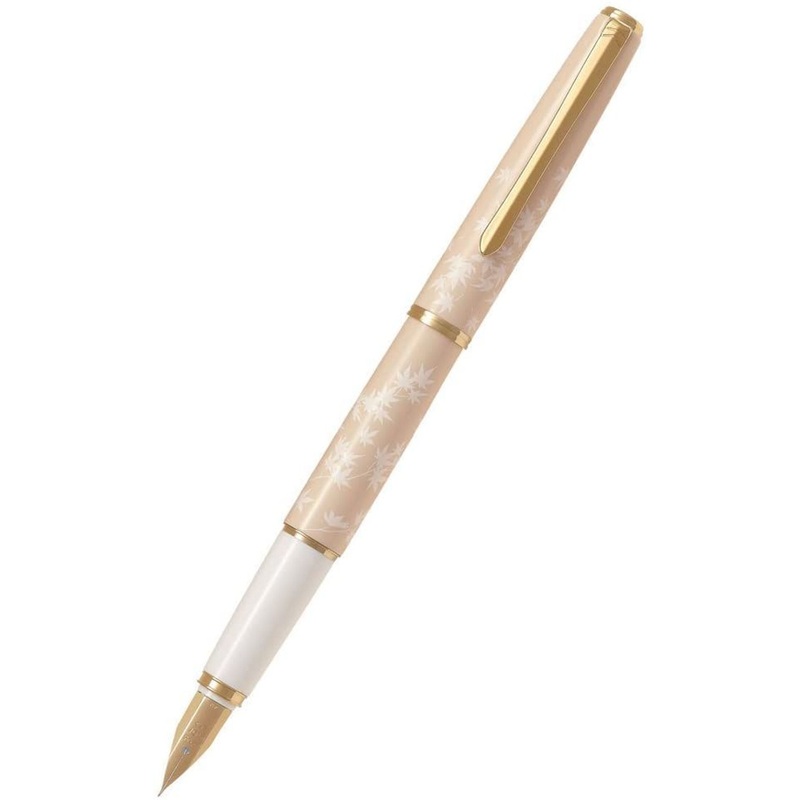 Pilot FD-18SR-MOM Lady White Momiji Fountain Pen (NIB:M Medium)