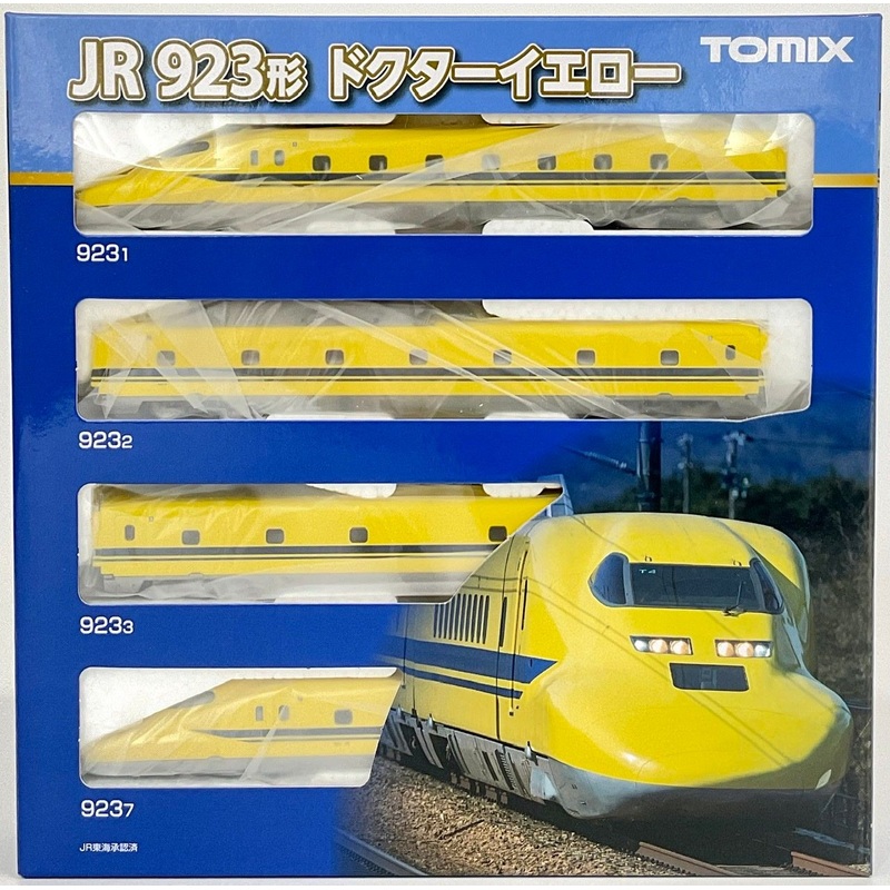 Tomix 98480 JR Type 923 Shinkansen Electric Track Comprehensive Test Vehicle (Doctor Yellow) 4 Cars Set (N scale)