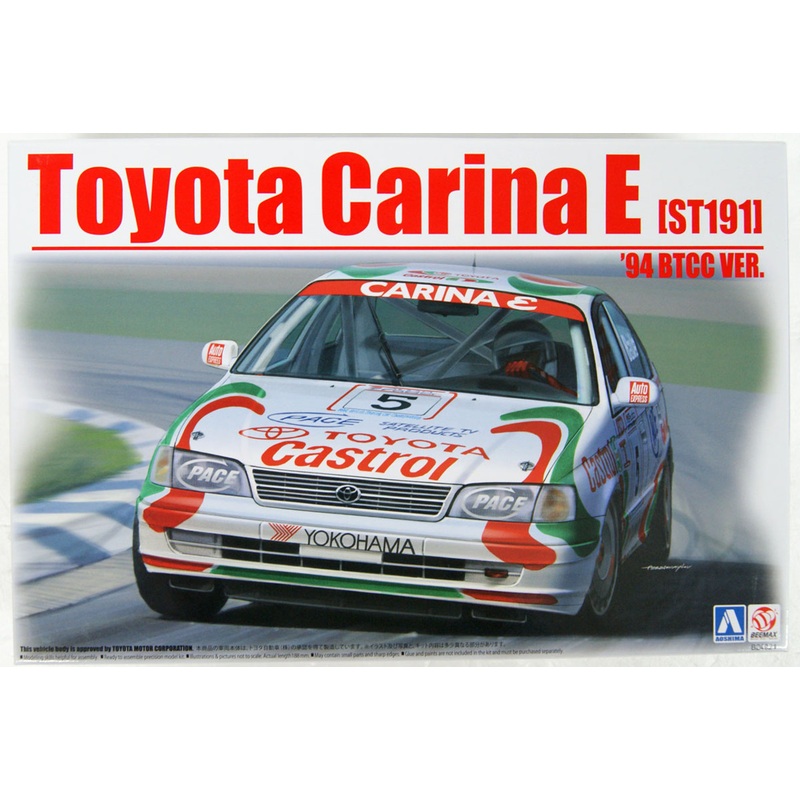 Aoshima 06747 No.26 Toyota Carina E ST191 ’94 BTCC Ver. 1/24 Scale Kit